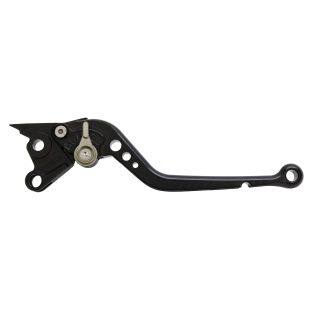 Pazzo Racing brake and clutch levers - F-88/K-750 black titanium non-folding long