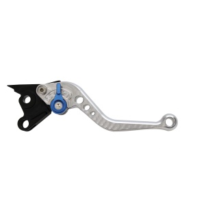 Pazzo Racing Bremshebel - M-1 silber blau starr kurz