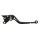 Pazzo Racing brake lever - F-22 black titanium non-folding long