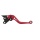 Pazzo Racing clutch lever - DC-80 red black non-folding short