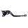 Pazzo Racing clutch lever - V-4A black blue non-folding long