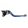 Pazzo Racing Kupplungshebel - V-4A blau gold starr lang