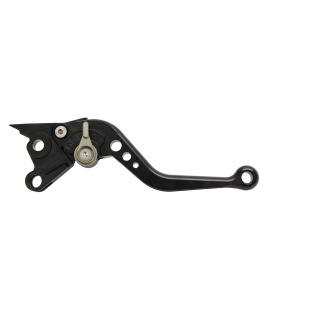 Pazzo Racing clutch lever - B-22H black titan non-folding short