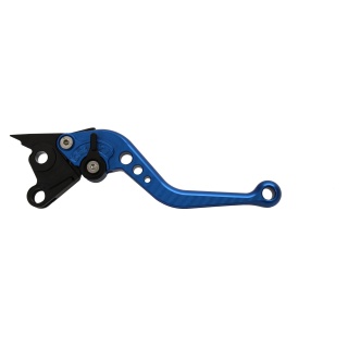 Pazzo Racing clutch lever - A-90 blue black non-folding short