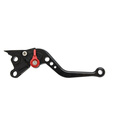 Pazzo Racing clutch lever - K-828 black red non-folding...