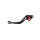 Pazzo Racing clutch lever - black red non-folding short