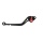 Pazzo Racing clutch lever - black red non-folding long