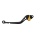 Pazzo Racing clutch lever - black gold non-folding long