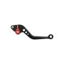 Pazzo Racing brake lever - black red non-folding short