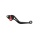 Pazzo Racing brake lever - black red non-folding short