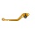 Pazzo Racing clutch lever - gold black non-folding long